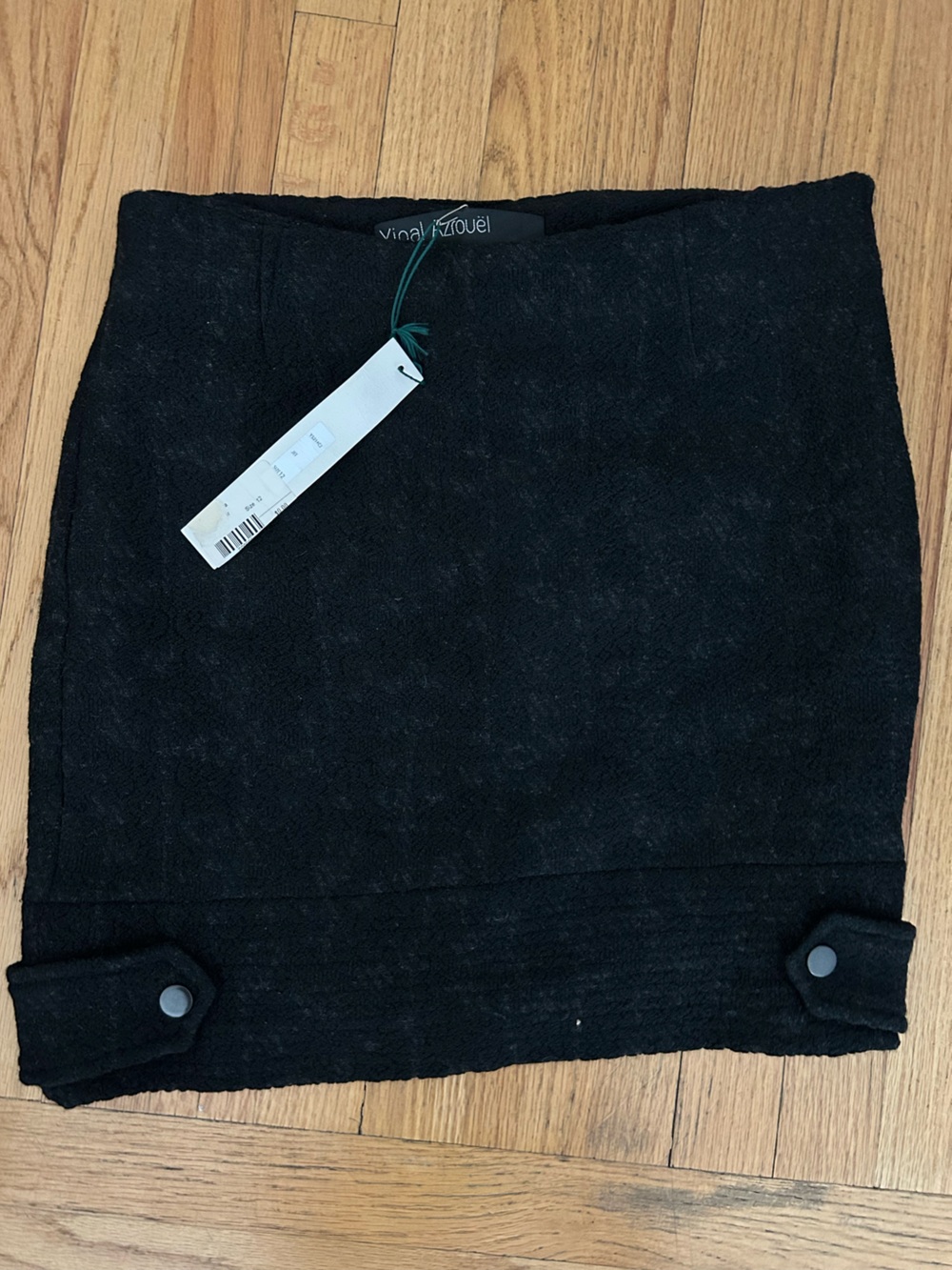 NWT Yigal Azrouel Black Mini Skirt